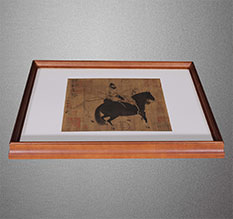 牡丹书画装裱配框服务案例